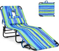 GYMAX Folding Tanning Chair - Ultimate Comfort & Portability