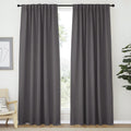 NICETOWN Blackout Curtain Panels for Bedroom - Grey 70x84 in