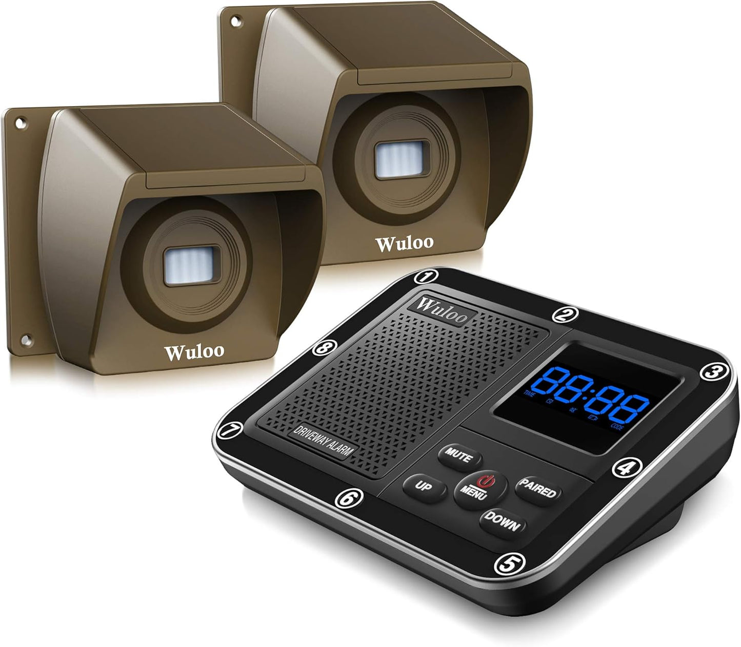 Wireless Driveway Alarm System with Long Range Motion Sensor