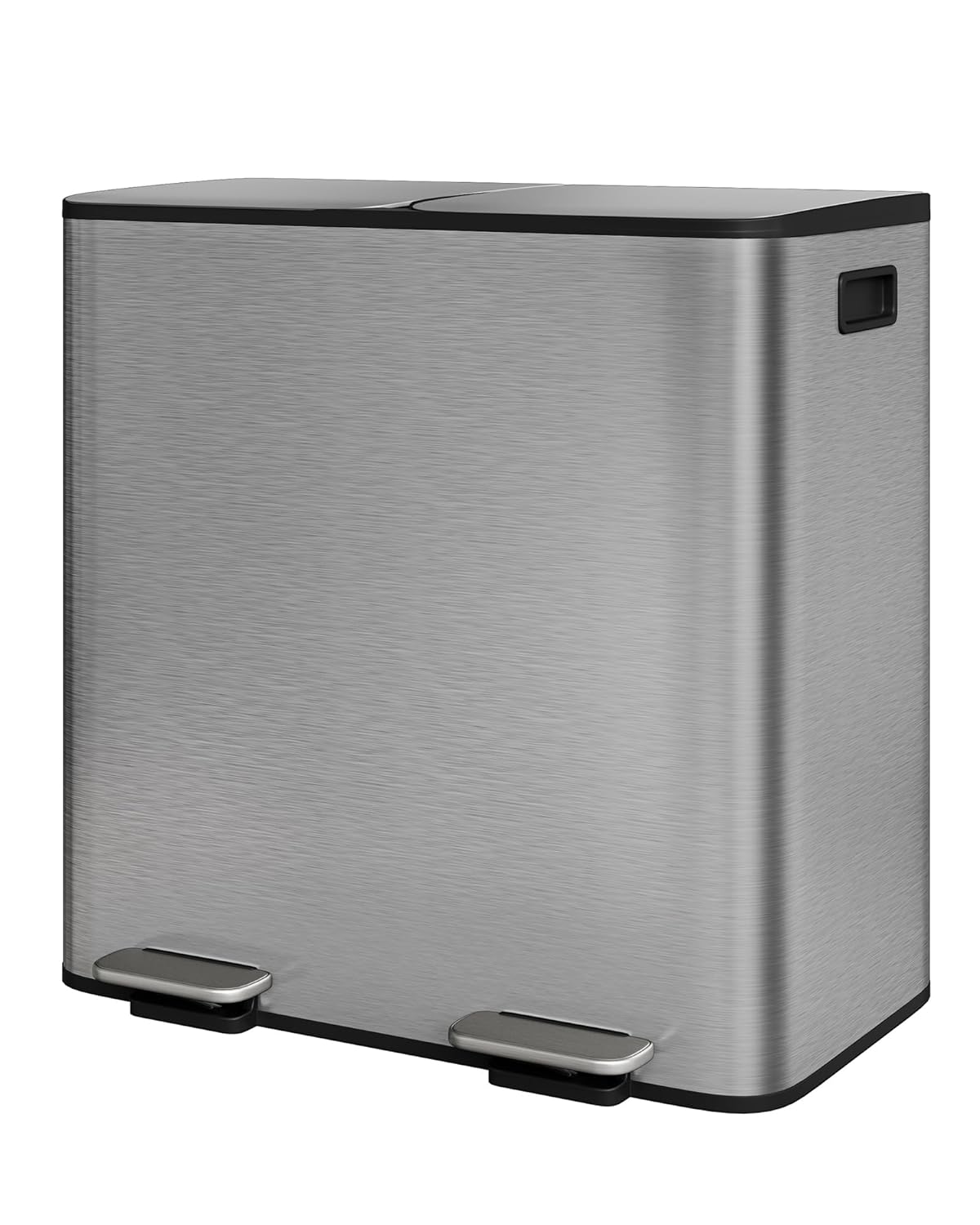 GarveeHome 2 x 10.6 Gallon Stainless Steel Double Trash Can