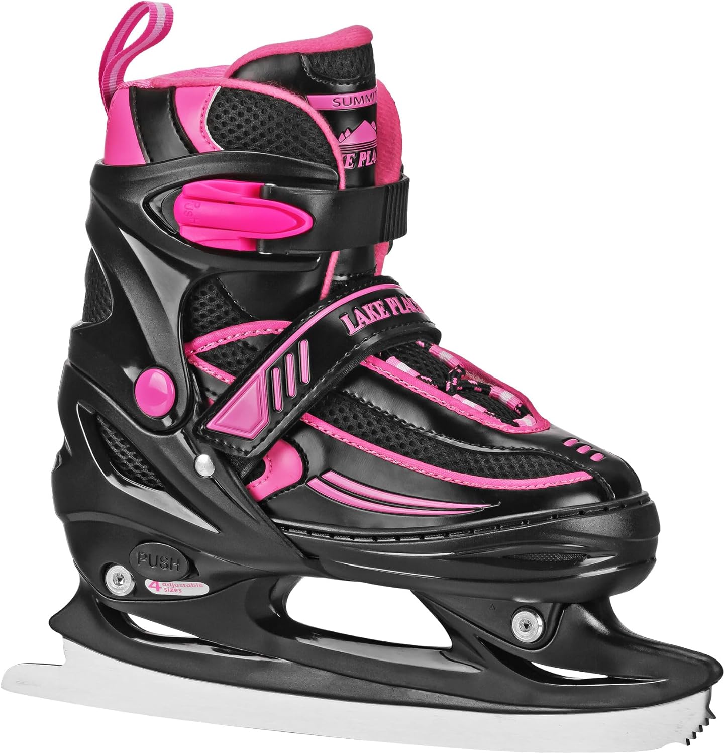 Lake Placid Summit Adjustable Youth Ice Skates for Comfort