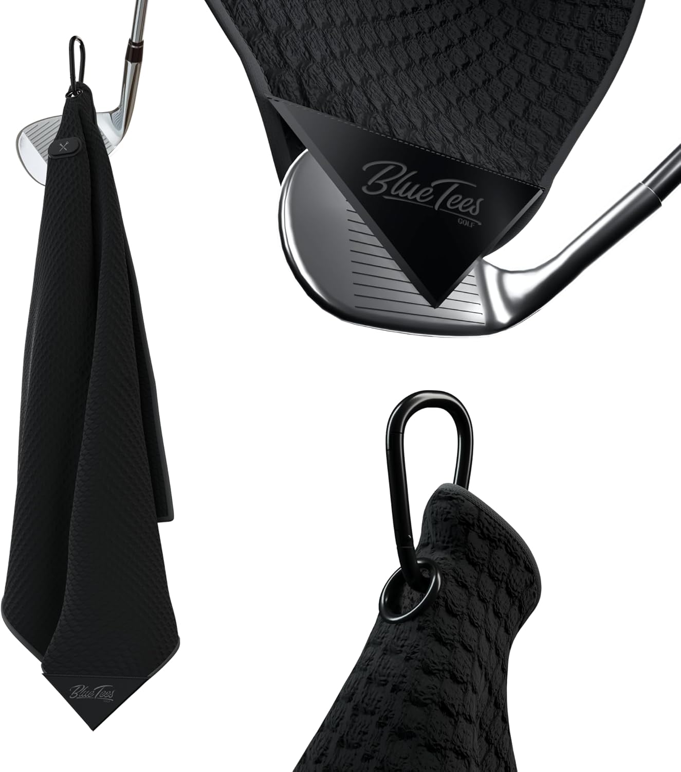 Blue Tees Golf Premium Magnetic Towel with Super Strong Magnet