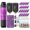 Wormhole Tattoo Gun Tattoo Kit with Wireless Machine - Complete Kit
