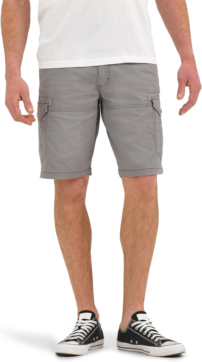 Lee Relaxed Fit Cargo Shorts with Elastic Waistband for Comfort