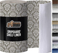 DripGuard Shelf Liner 20x240 in Beige Cream - Slip Resistant Cabinet