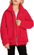 Arshiner Girls Full Zip Fleece Jacket for Fall and Winter Wear