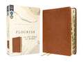 Flourish: The NIV Bible for Women, Leathersoft, Brown, Indexed