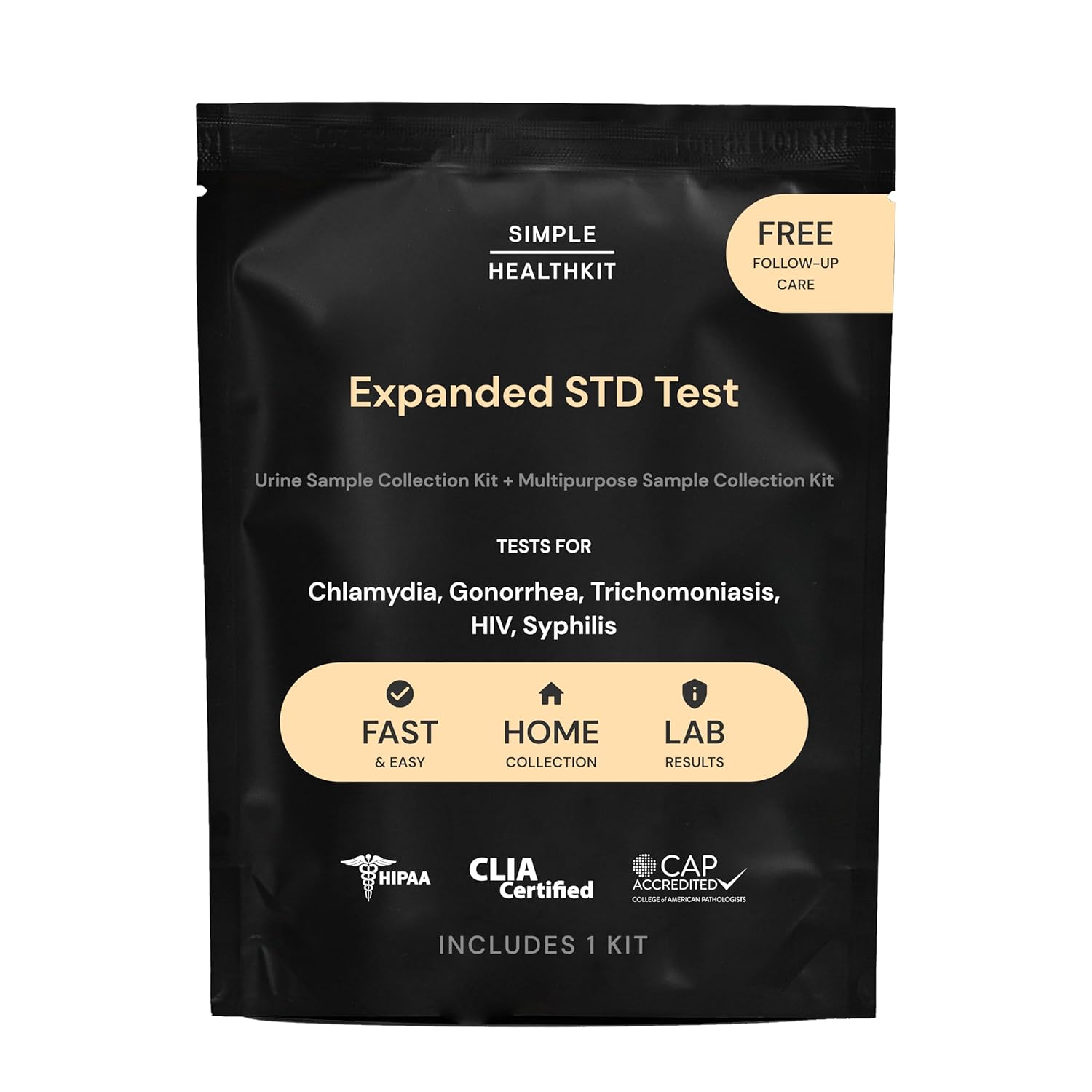 At-Home Expanded STD Test Kit for Chlamydia, Gonorrhea & More