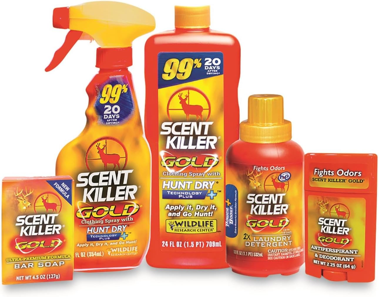 Wildlife Research Scent Killer Gold Kit for Ultimate Odor Control