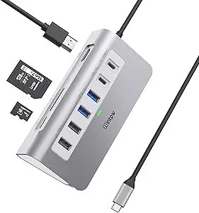 9-in-1 USB C Hub with 4K HDMI and High-Speed Charging