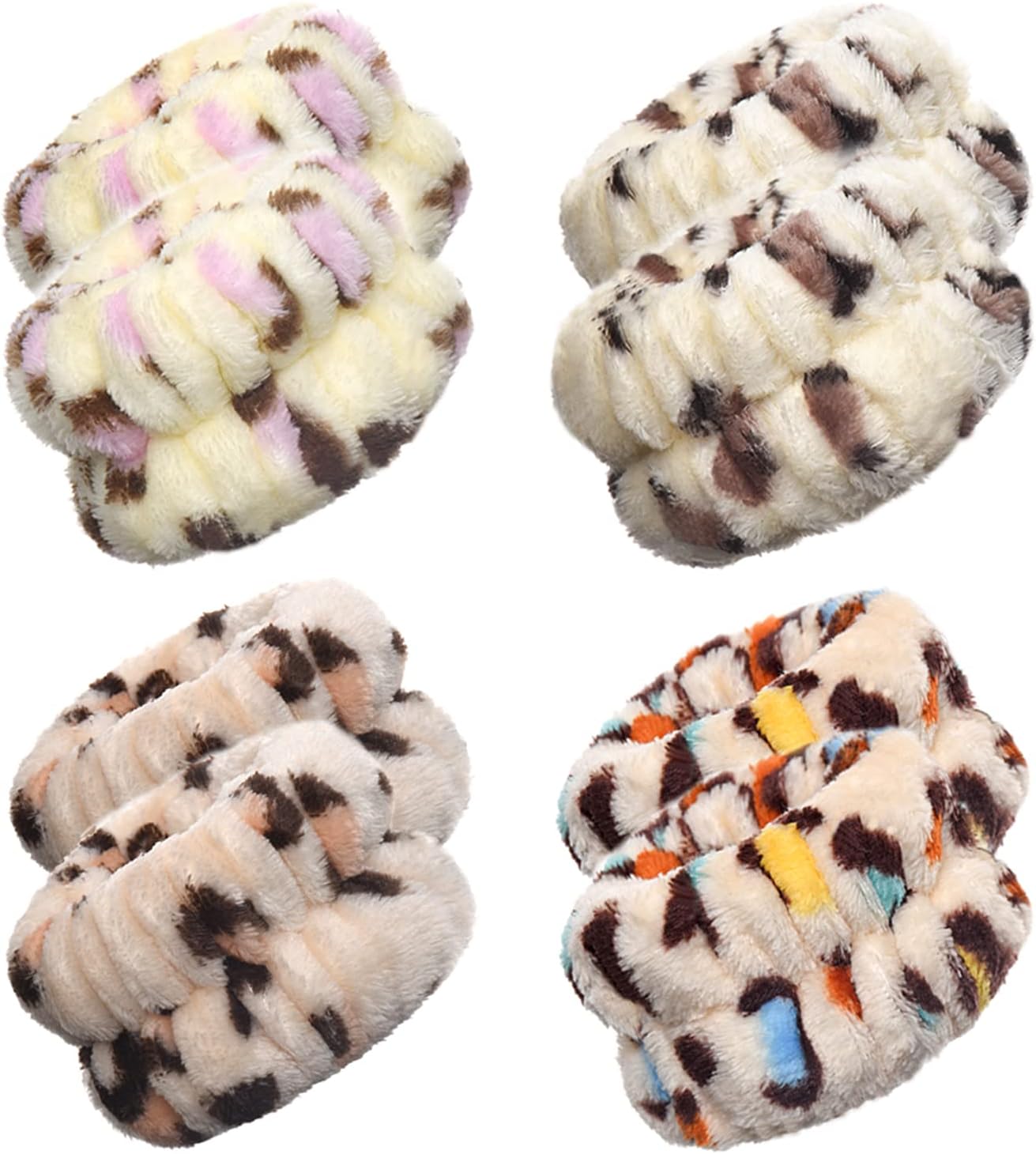8PCS Microfiber Spa Wristbands - Prevent Water Spillage!