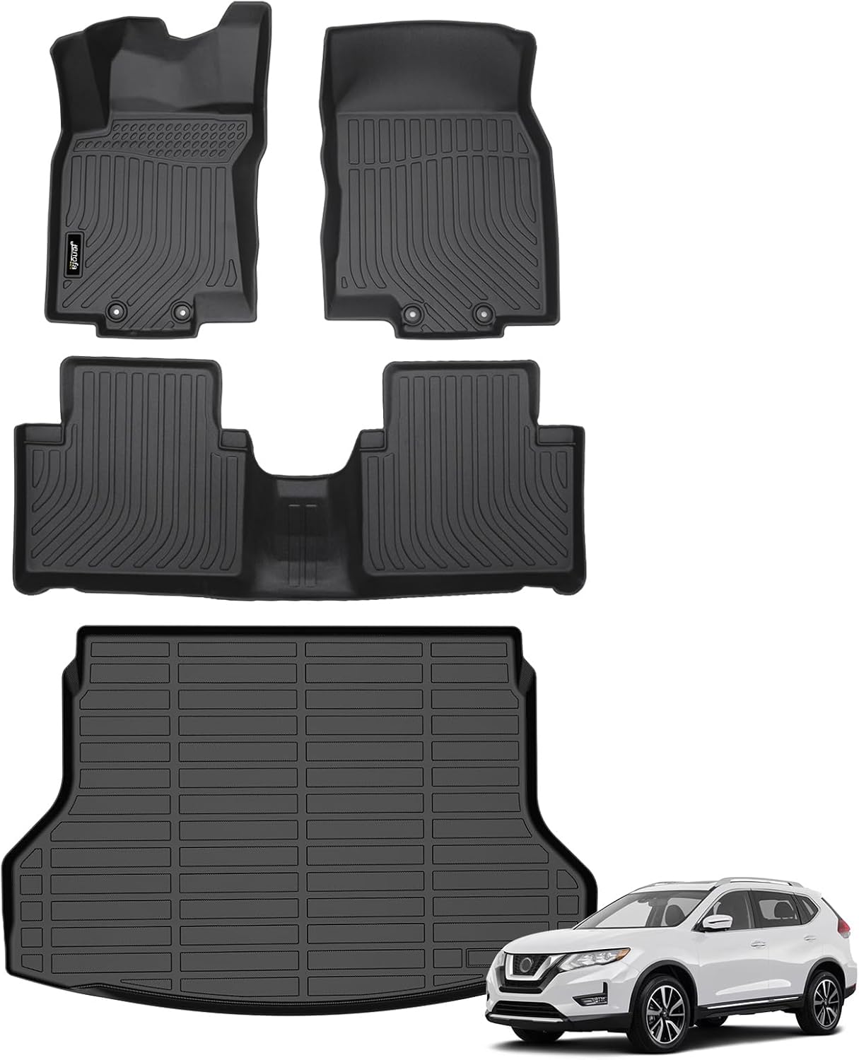 Custom Floor Mats for 2014-2020 Nissan Rogue - All Weather Protection