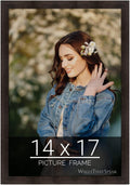 wallsthatspeak 14x17 Espresso Brown Picture Frame - Clean Display
