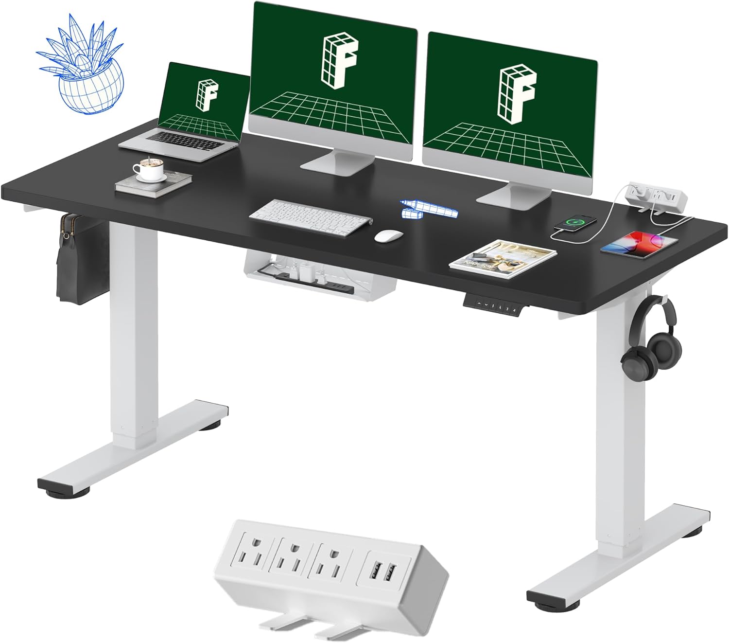 FLEXISPOT EN2 Electric Stand Up Height Adjustable Desk Review