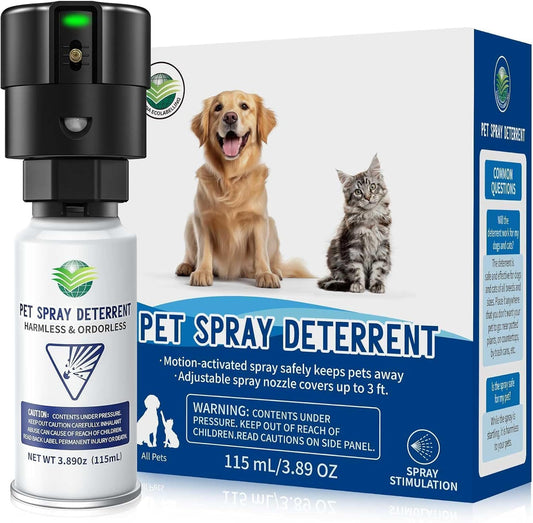Cat Spray Deterrent System for Dogs and Cats - Motion Activated