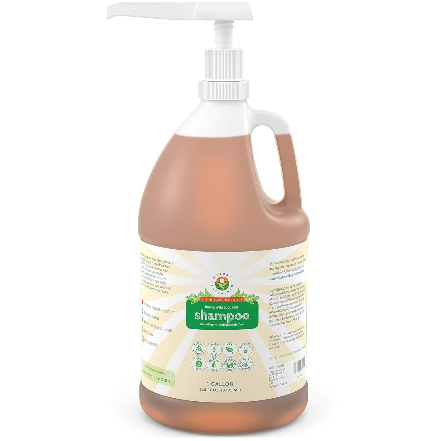 Organic Shampoo with Probiotics for Sensitive Scalp and Hair