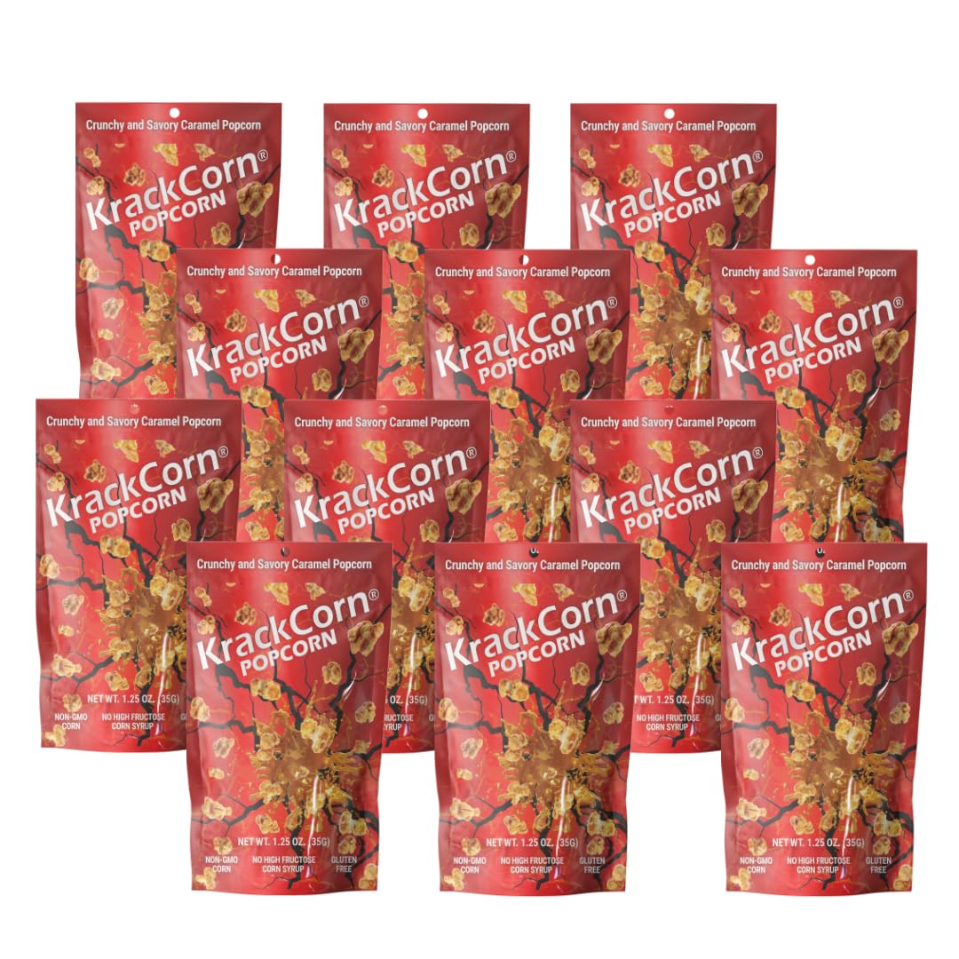 KrackCorn Caramel Popcorn: Award Winning Sweet and Salty Snack