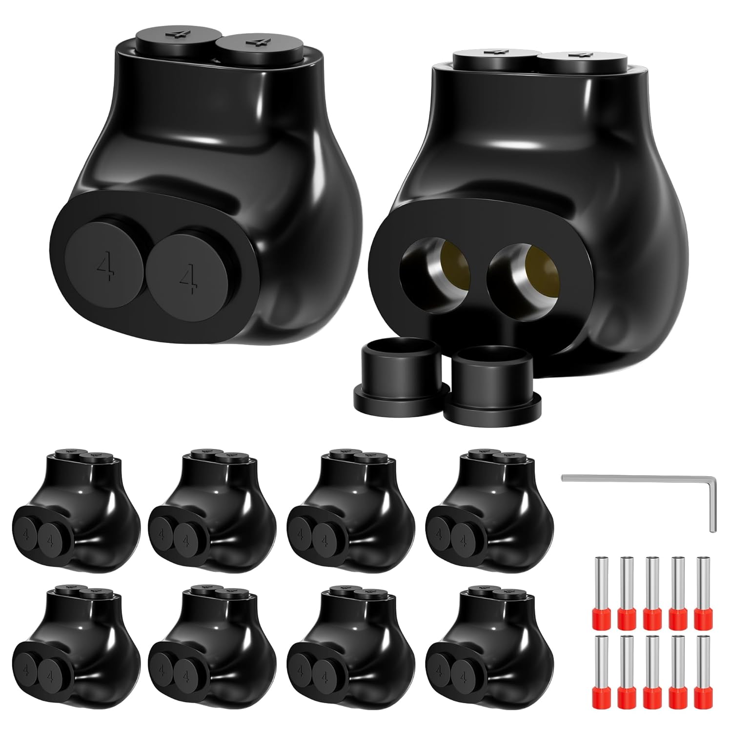 2 Port Insulated Multi Tap Connector for Aluminum to Copper Wires