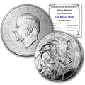 2023 1 oz British Silver Merlin Coin Brilliant Uncirculated