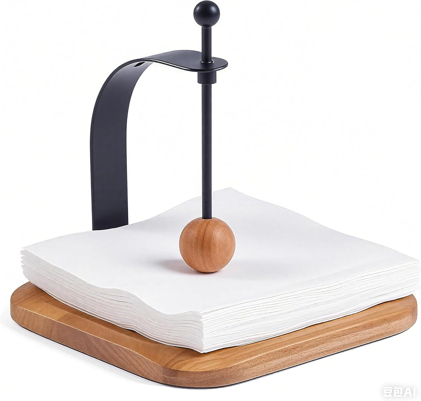 Elegant Beechwood Napkin Holder for Home and Office Decor