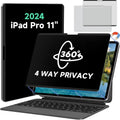 Magnetic 360 Privacy Screen Protector for iPad Pro 11 in 2024