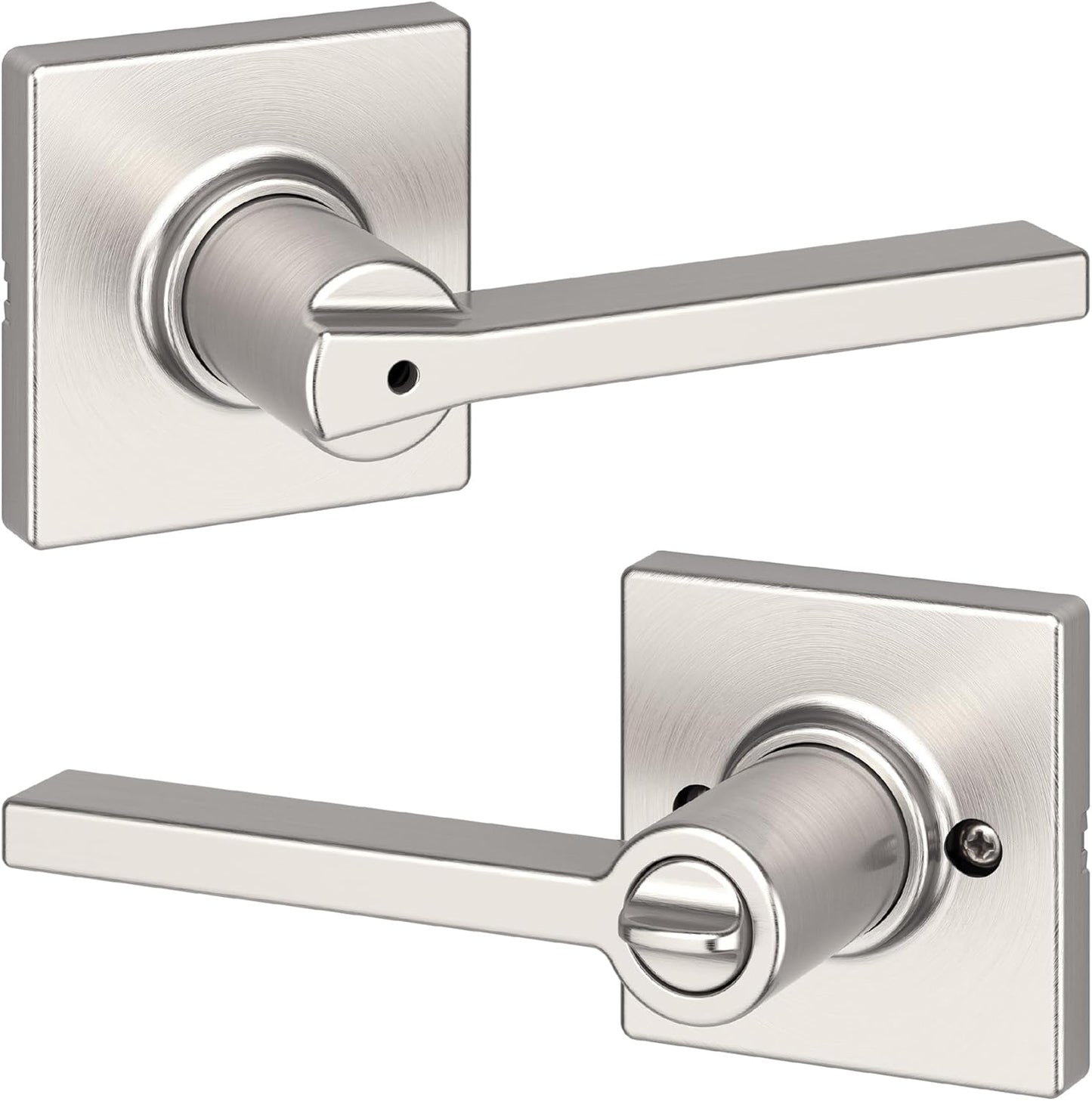 Kwikset Casey Interior Privacy Door Handle with Lock for Bedrooms