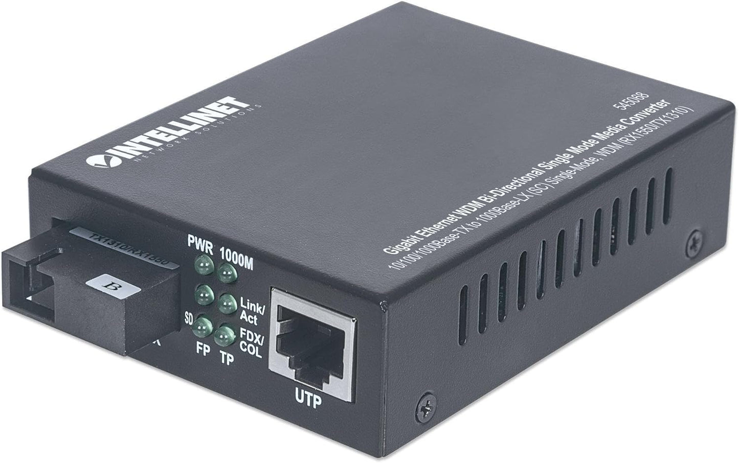Intellinet Gigabit Ethernet WDM Bi-Directional Media Converter