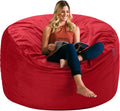 HABUTWAY Bean Bag Chair 3ft Velvet Memory Foam - Plush Comfort