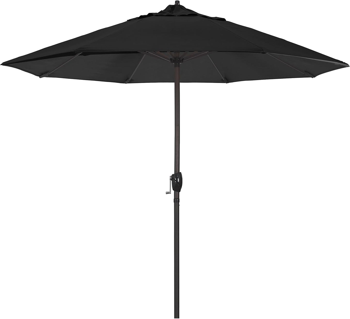 9ft Round Sunbrella Aluminum Patio Umbrella with Auto Tilt Feature
