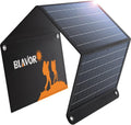BLAVOR 30W Solar Charger USB-A QC3.0 USB-C DC Outputs - Foldable