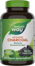 Nature's Way Activated Charcoal for Digestive Health Relief