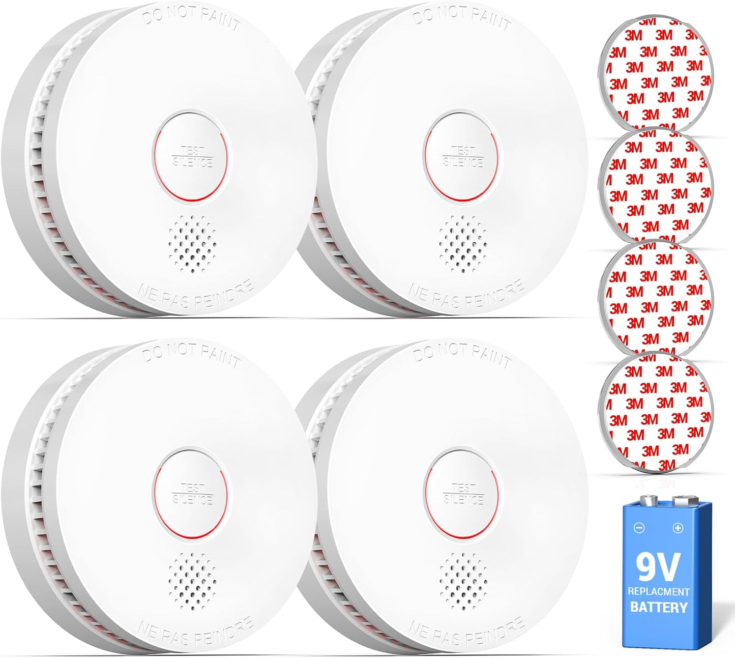 SITERWELL Smoke Detector with Photoelectric Sensor for Safety