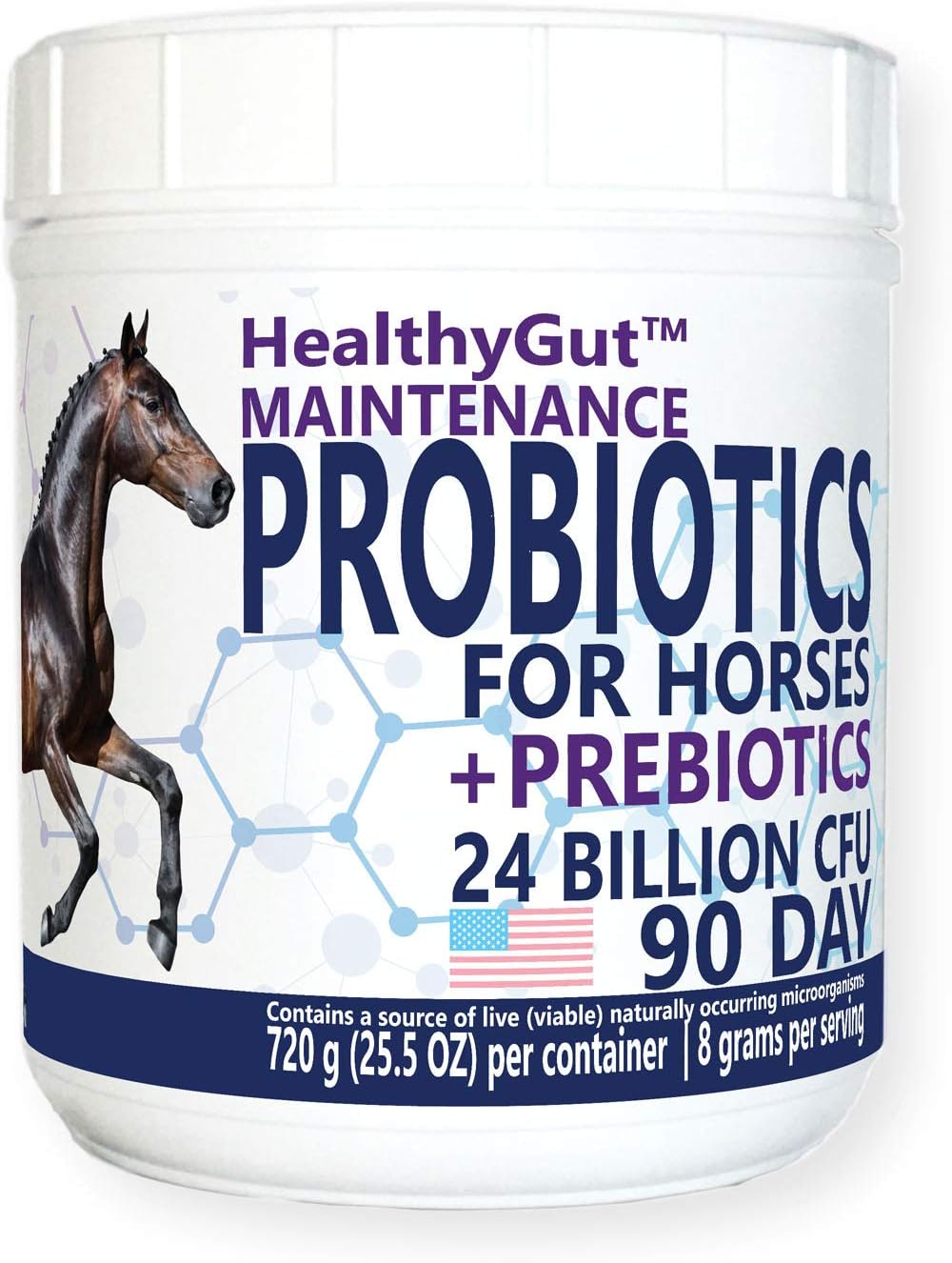 HealthyGut Probiotics for Horses - All-Natural Digestive Support