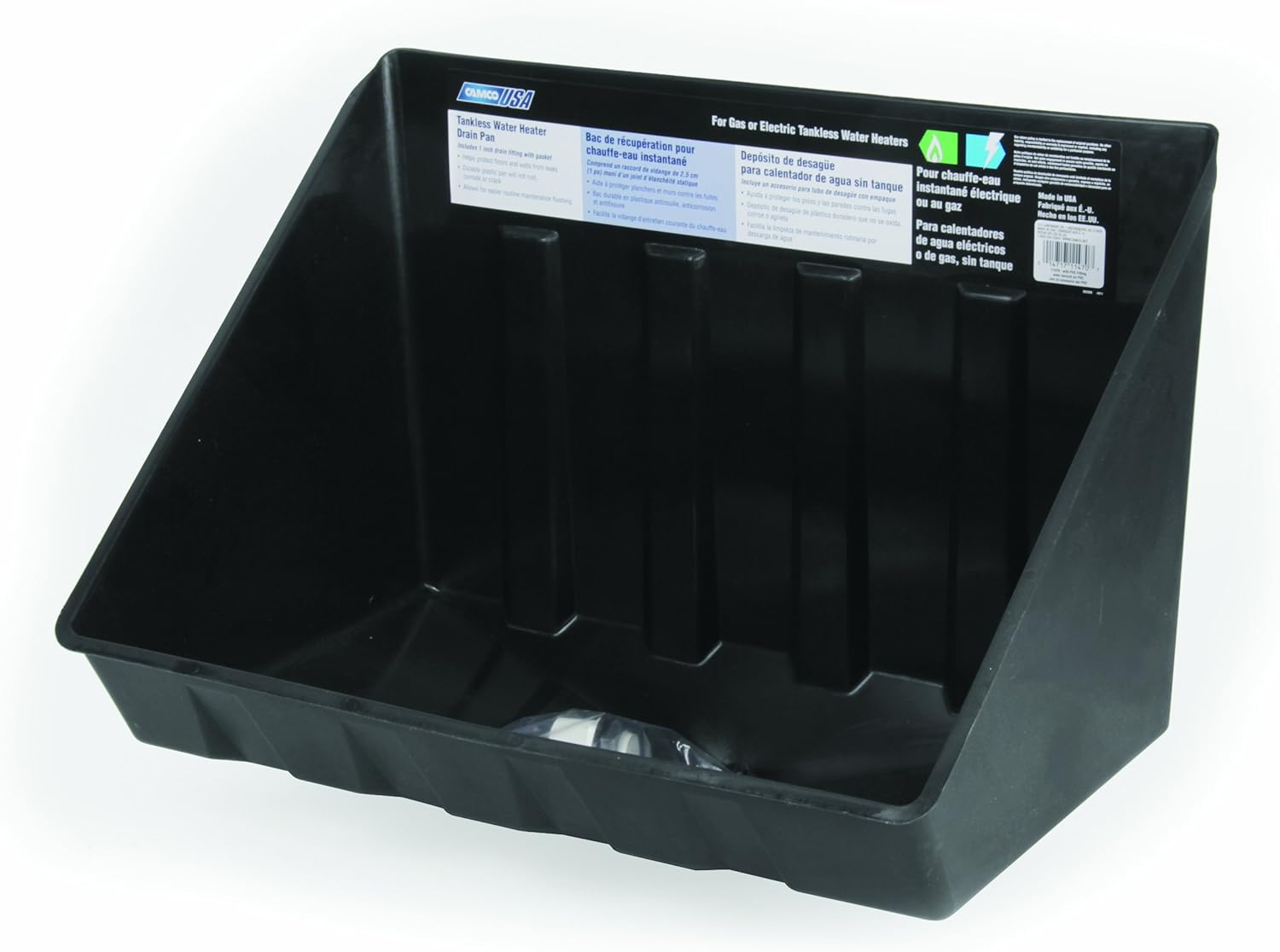 Camco Tankless Water Heater Drain Pan - Prevents Leaks!