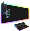 Wireless Charging RGB Mouse Pad: 15W Fast Charge, XXL Size, 13 Light Modes