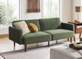 mopio 76.8 in Futon Sofa Bed - Mid Century Sleeper Couch