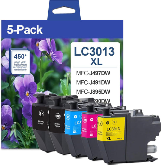 5-Pack High Yield LC3013XL Ink Set - MANNERES