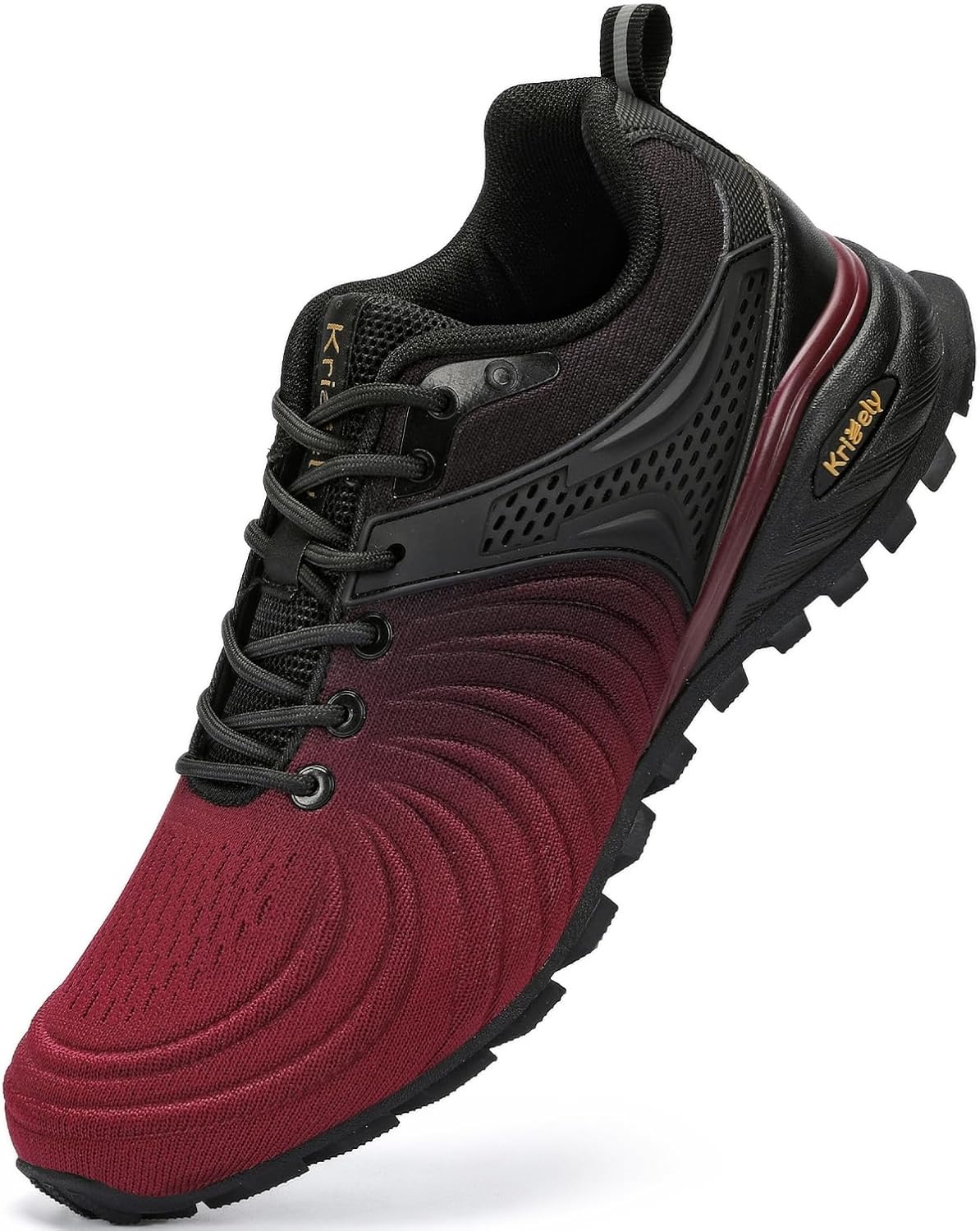 Kricely Men's Walking Shoes: Breathable Lightweight Sneakers