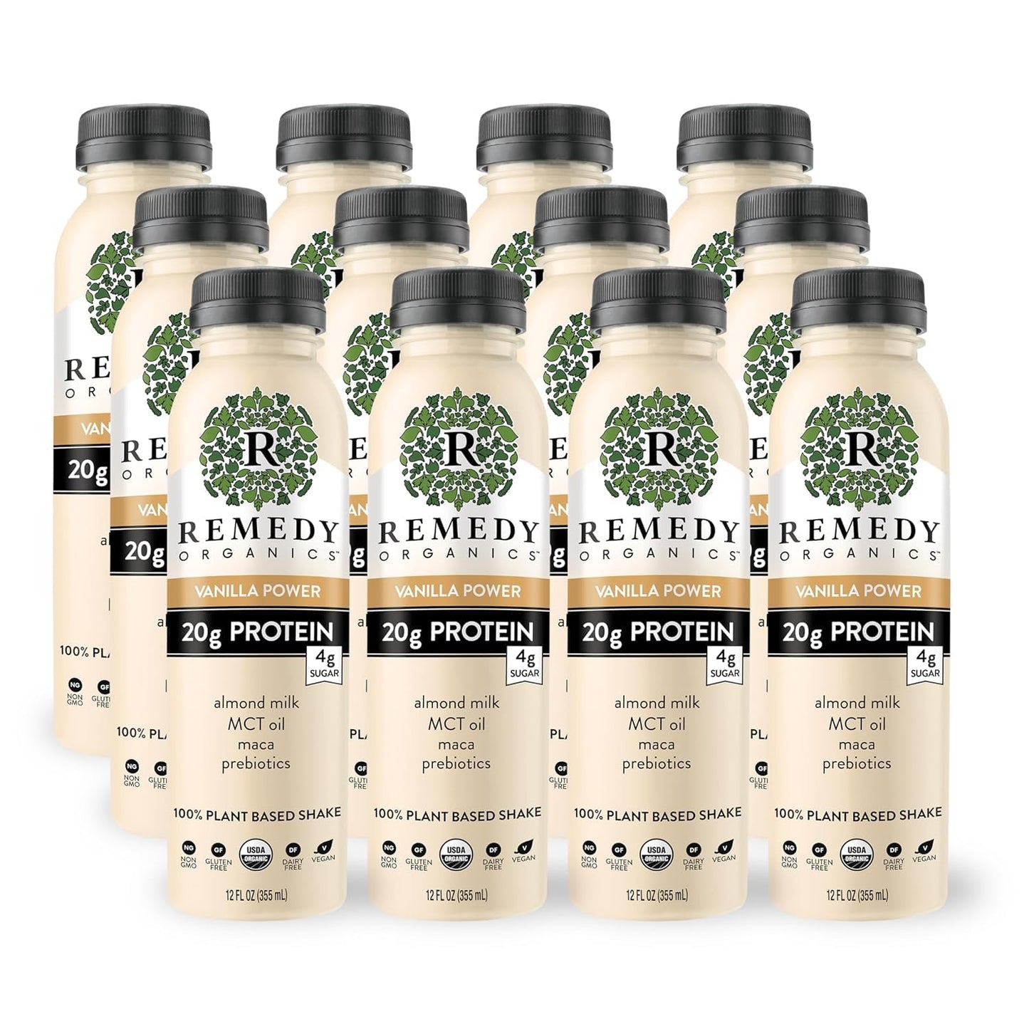 Remedy Organics Vanilla Dream Power Protein Shakes 12-Pack