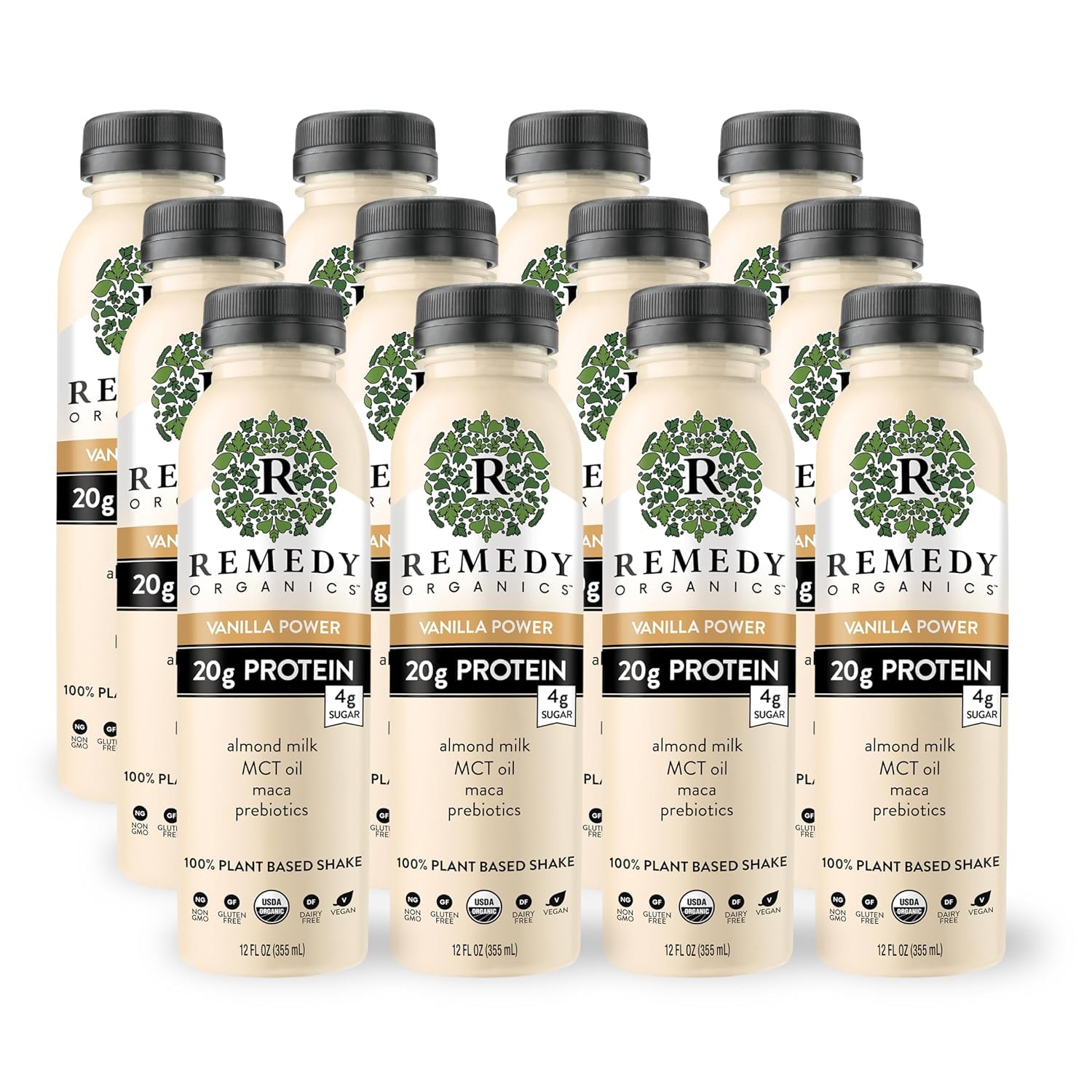 Remedy Organics Vanilla Dream Power Protein Shakes 12-Pack