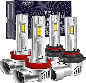 9005 H11 Led Bulb Combo for High and Low Beam, 48000Lm