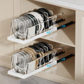 Pots and Pans Organizer Under Cabinet 22in Expandable Pull Out - Tidy