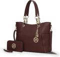 MKF Collection Tote Bag Set for Women - Chic Vegan Leather Purse
