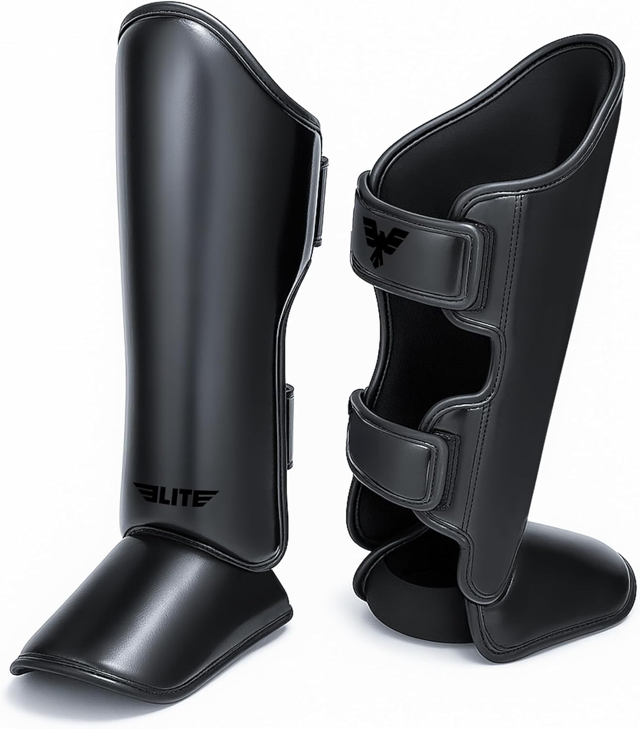 Elite Sports Muay Thai Shin Guards for Kickboxing and MMA