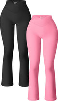 Women's Ribbed Seamless High Waist Bell Bottom Yoga Pants