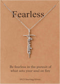 Lcherry Faith Cross Pendant Necklace for Women - Religious Gift