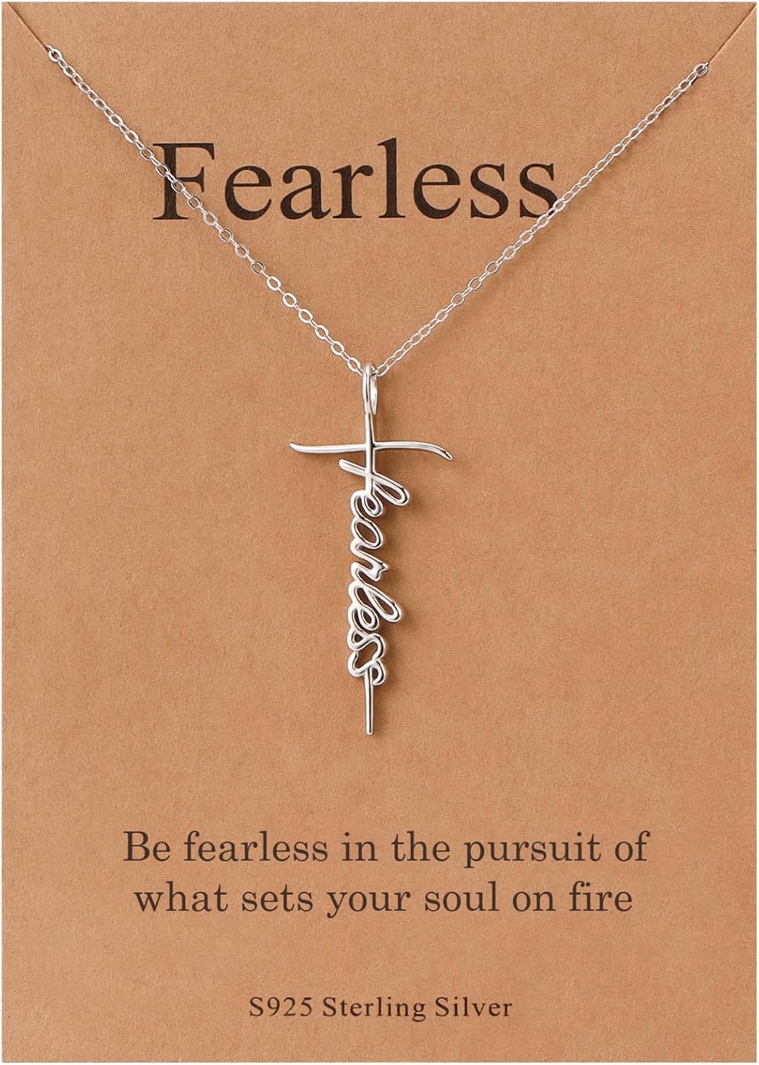 Lcherry Faith Cross Pendant Necklace for Women - Religious Gift