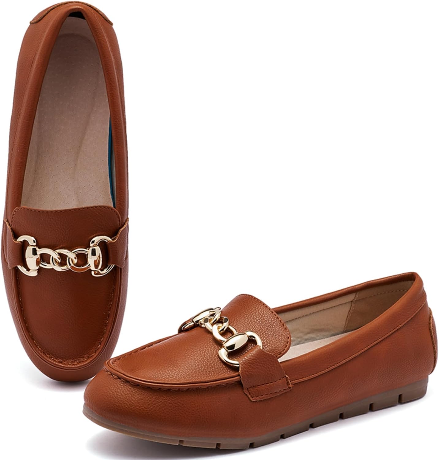 Comfortable Loafer Shoes for Women - Stylish Slip On Flats