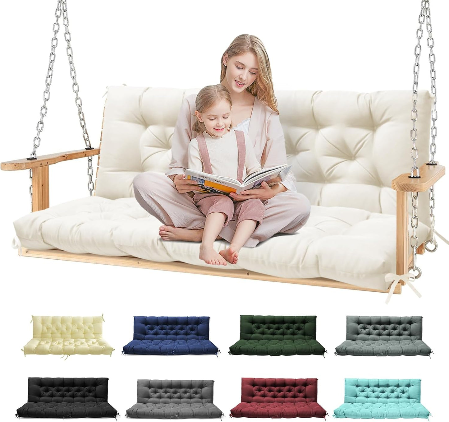 Waterproof Porch Swing Cushions for Outdoor Furniture Comfort