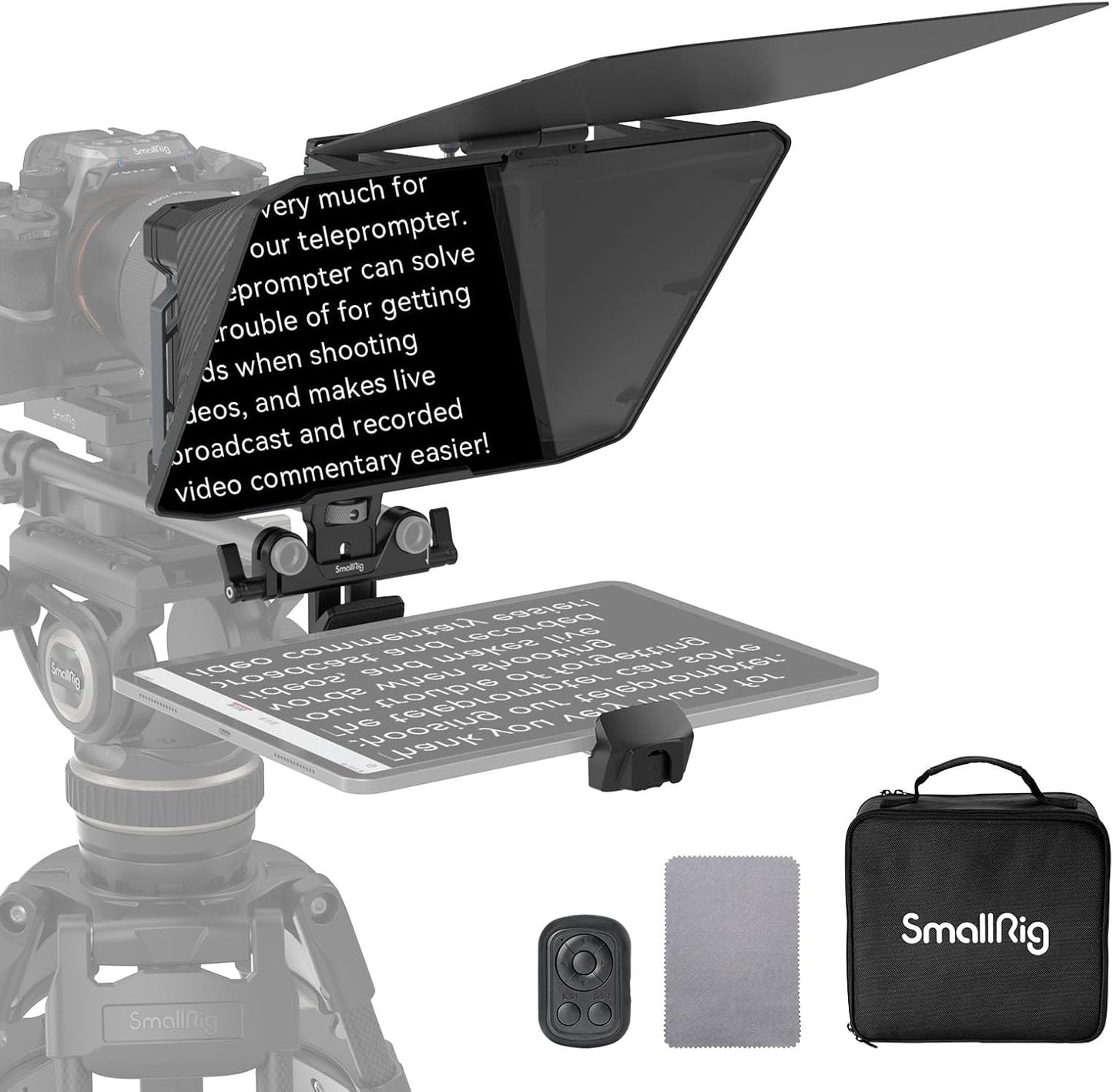 SMALLRIG Teleprompter for iPad Tablet Up to 11 Inches - 3646